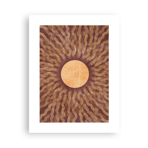 Poster - Zon icoon - 30x40 cm
