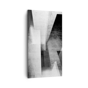 Schilderen op canvas - De structuur van de ruimte - 45x80 cm