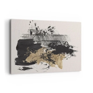 Schilderen op canvas - Compositie met passie - 120x80 cm