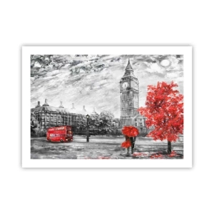Poster - Een spannende dag - 70x50 cm