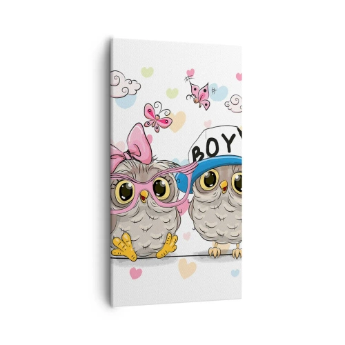 Schilderen op canvas - Laten we liefde maken! - 55x100 cm