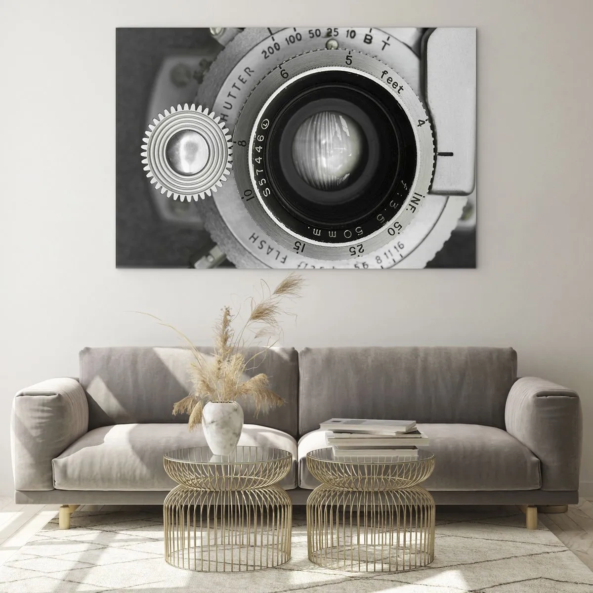 Schilderen op glas - Een verhaal over Hollywood - 100x70 cm