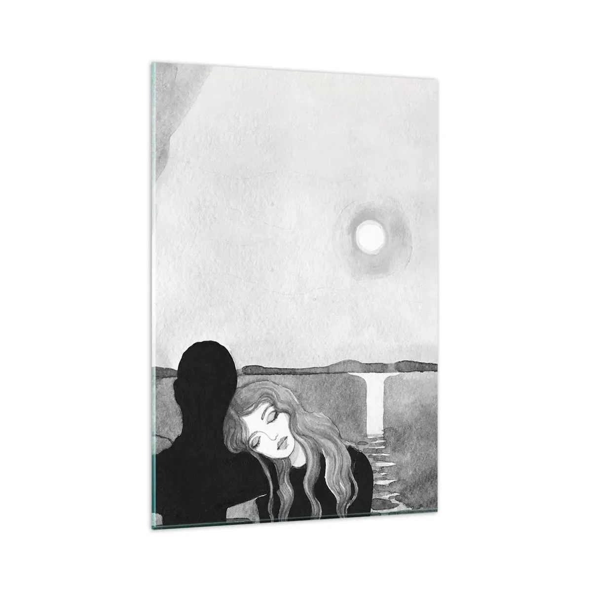 Schilderen op glas - Altijd een geheim - 80x120 cm