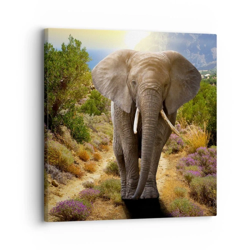 Schilderen op canvas - Zo zag Eden eruit - 30x30 cm