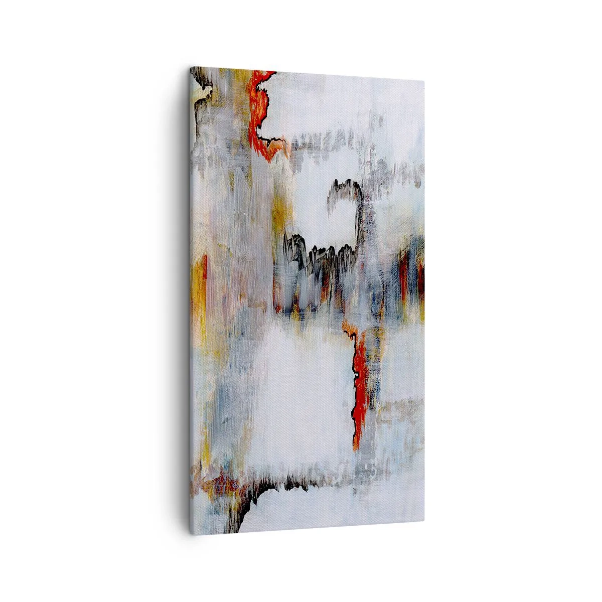 Schilderen op canvas - Een stok op het water - 45x80 cm