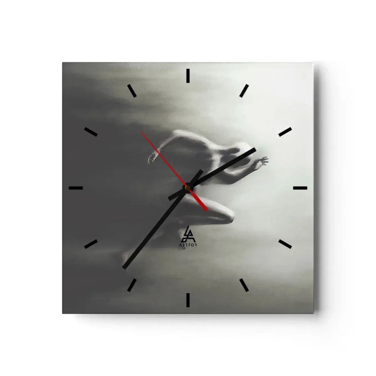 Wandklok - Klok - Niet te stopen - 30x30 cm