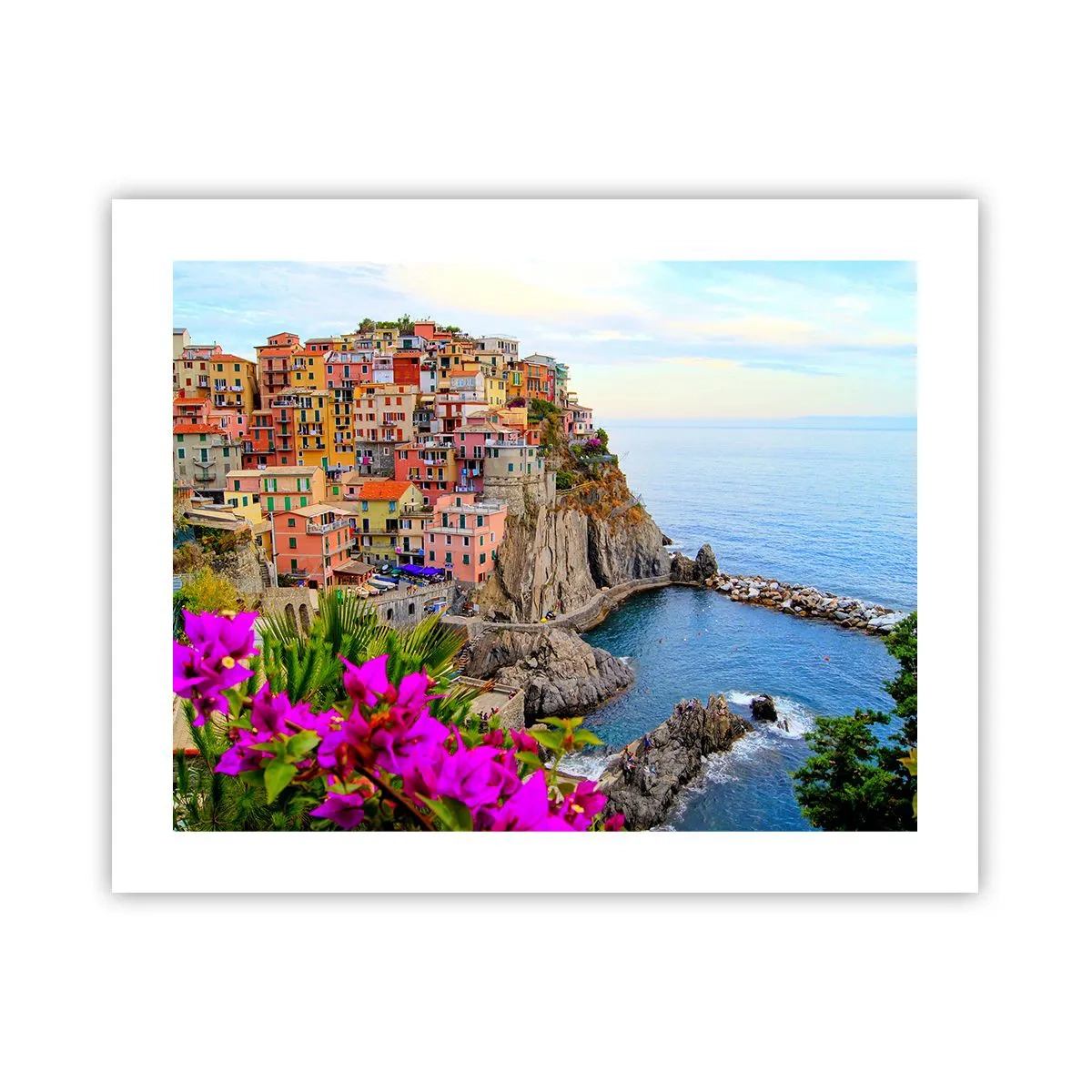 Poster - Lachende stad - 50x40 cm