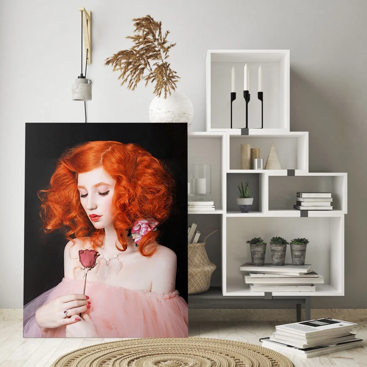 Schilderen op glas - In barokstijl - 50x70 cm