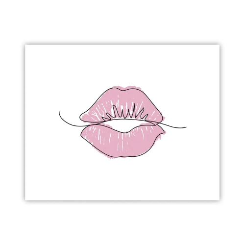 Poster - Klaar om te kussen? - 50x40 cm