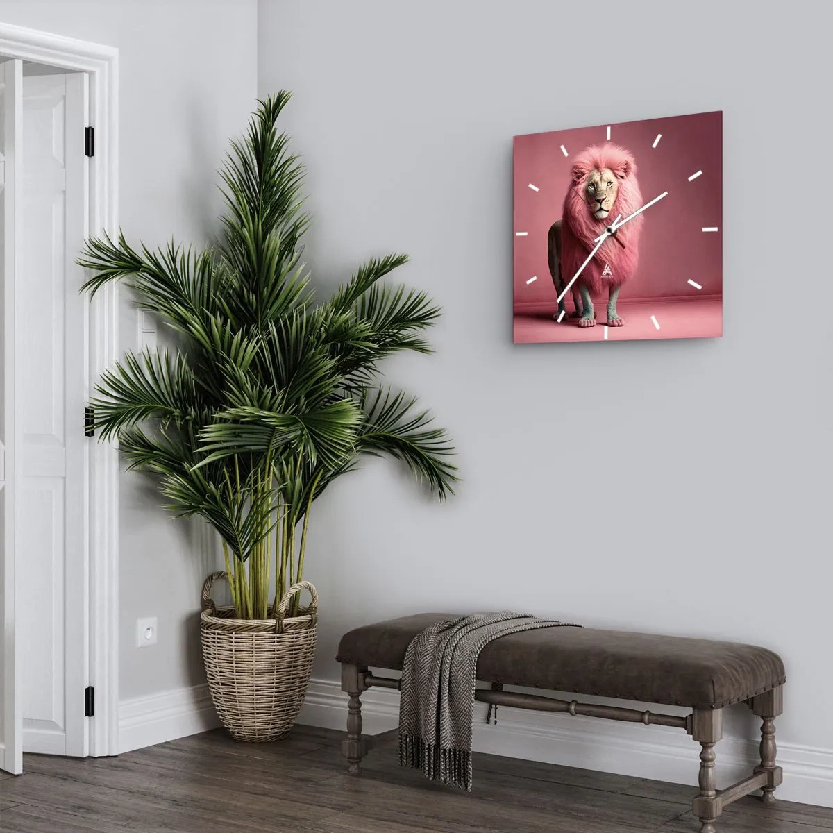 Wandklok - Klok - En je bent niet meer bang - 40x40 cm