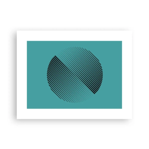 Poster - Cirkel – een geometrische variatie - 40x30 cm