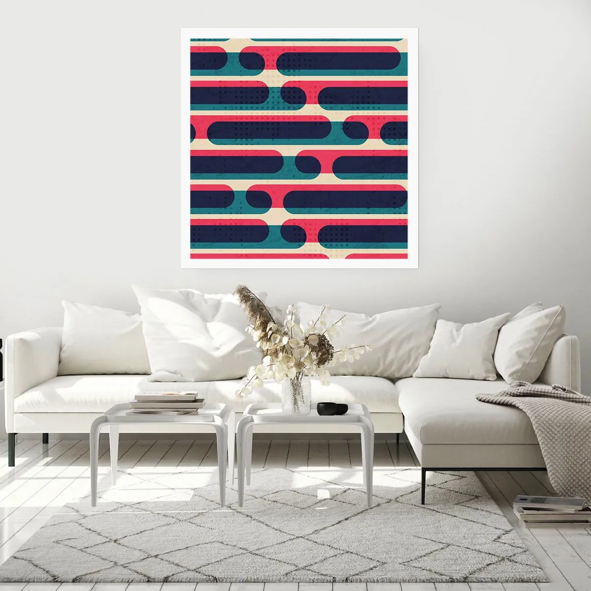 Poster - In de diepte en vooruit - 60x60 cm