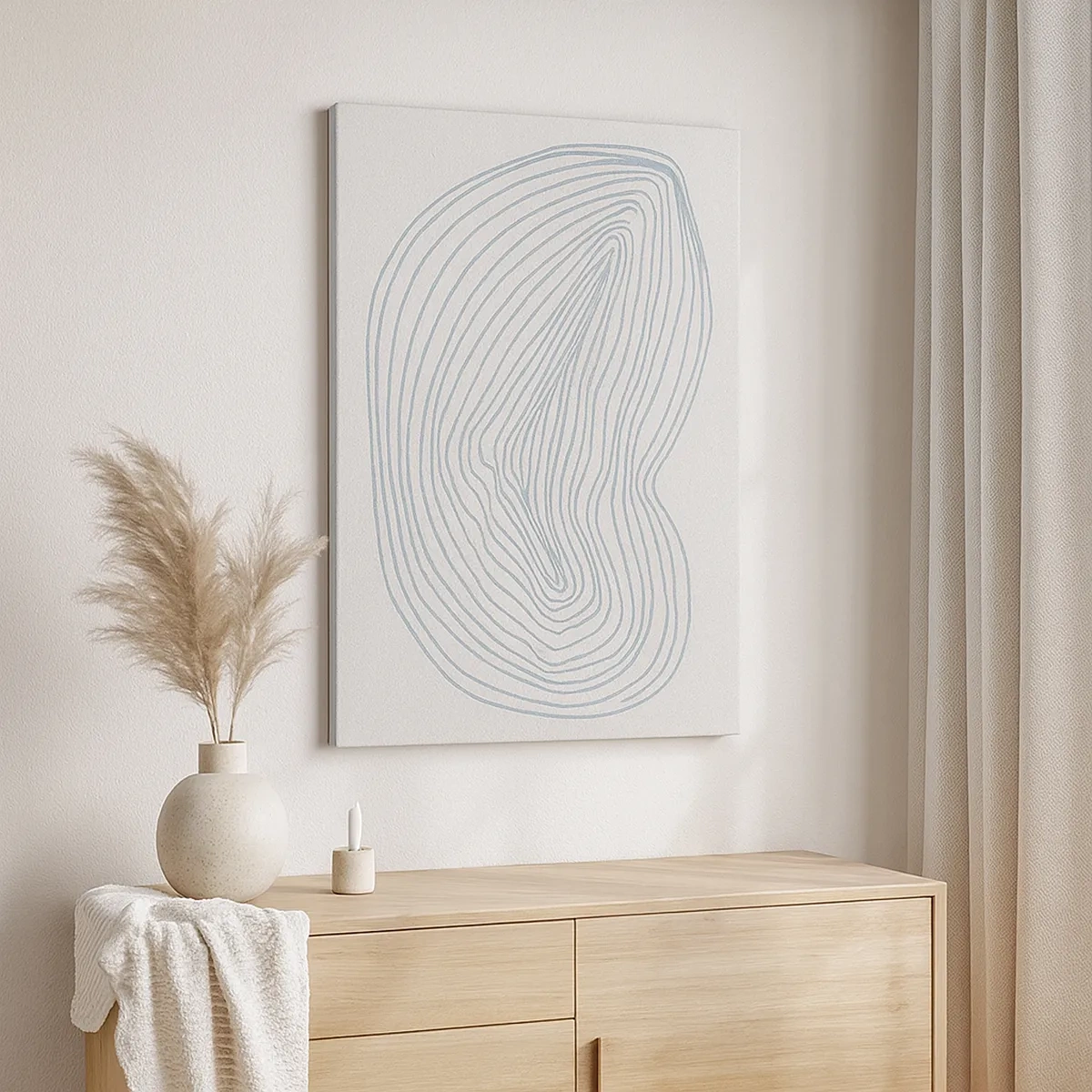 Schilderen op canvas - De glimlach van één druppel - 50x70 cm