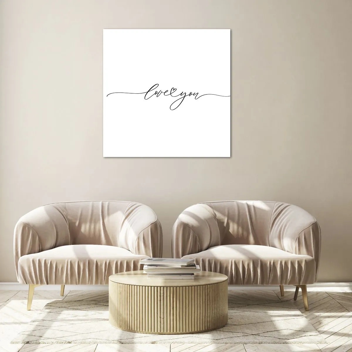 Schilderen op glas - Zwart op wit - 30x30 cm