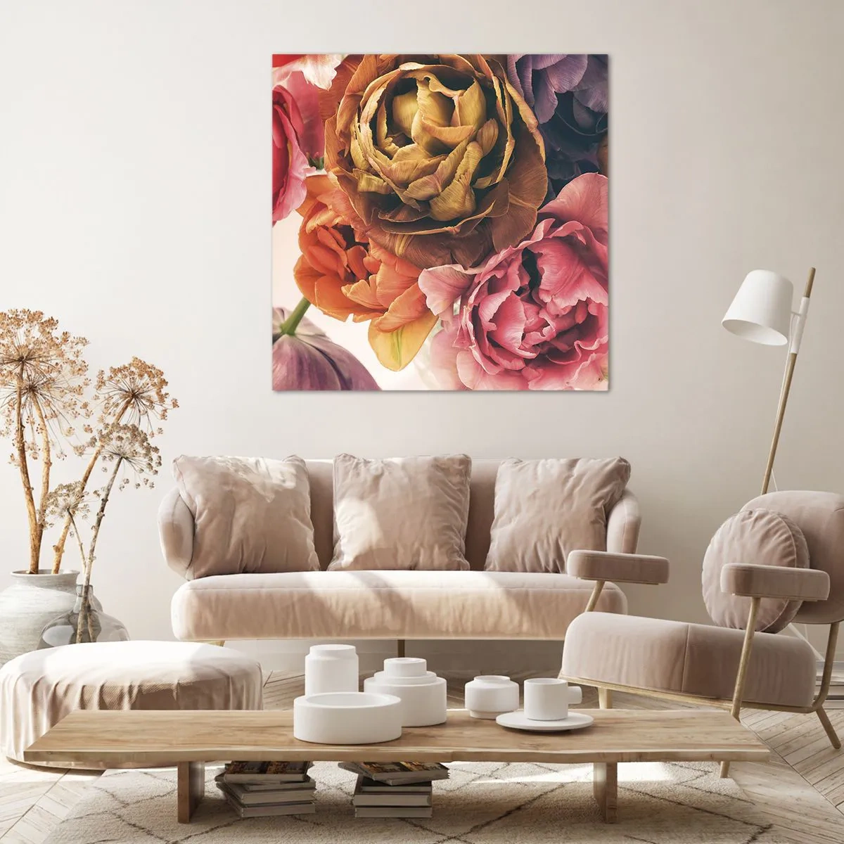 Schilderen op canvas - Een viering van het leven - 50x50 cm