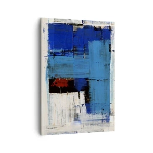 Schilderen op canvas - Het geheim van blauw - 50x70 cm