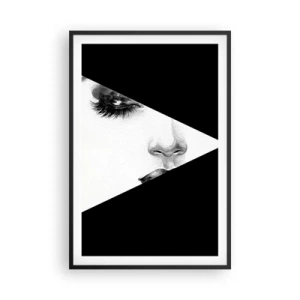 Poster in een zwarte lijst - Altijd niet ontdekt - 61x91 cm