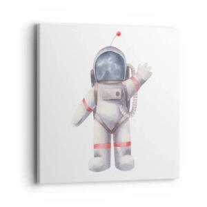 Schilderen op canvas - Tot ziens! - 40x40 cm