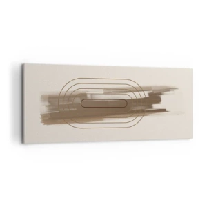 Schilderen op canvas - Een briesje grijs - 120x50 cm