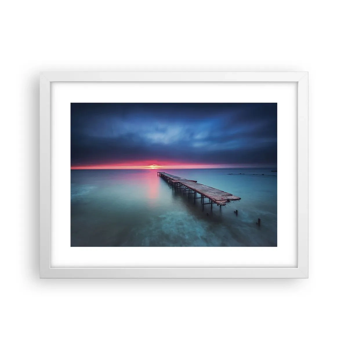 Poster in een witte lijst - Tussen hemel en aarde - 40x30 cm