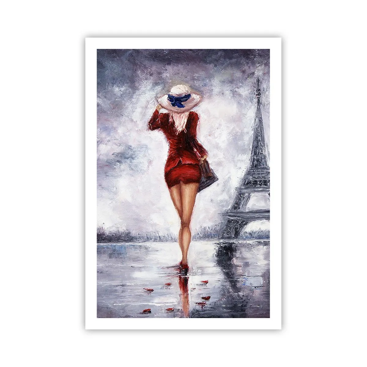 Poster - Parijs symbolen - 61x91 cm