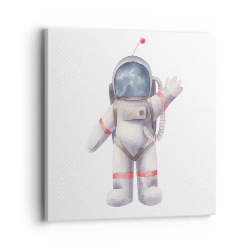 Schilderen op canvas - Tot ziens! - 40x40 cm