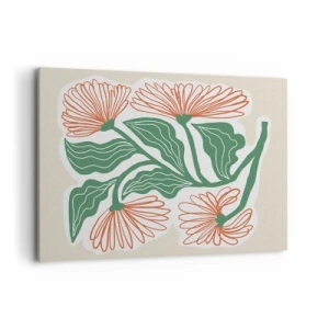 Schilderen op canvas - Folk en modern - 100x70 cm