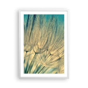 Poster in een witte lijst - In afwachting van de wind - 50x70 cm