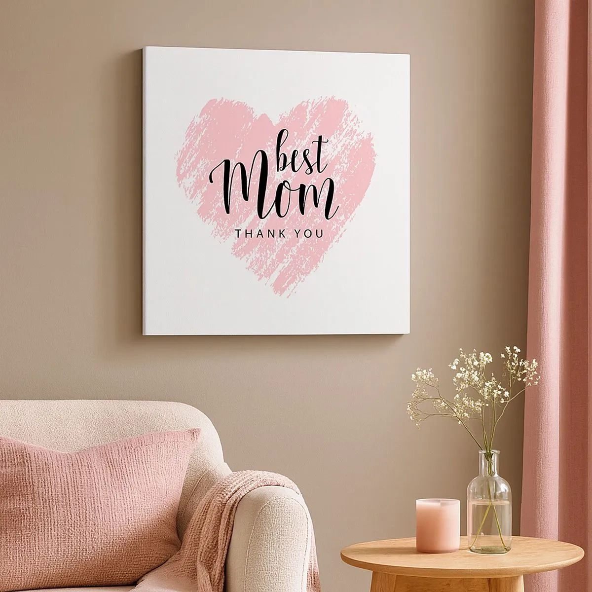 Schilderen op canvas - Altijd het juiste moment - 30x30 cm