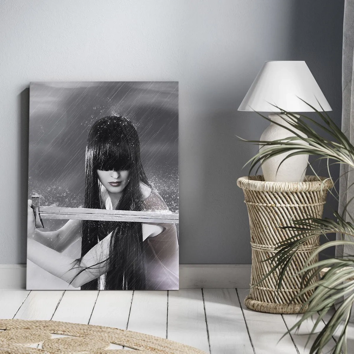 Schilderen op canvas - Mooi en gevaarlijk - 50x70 cm