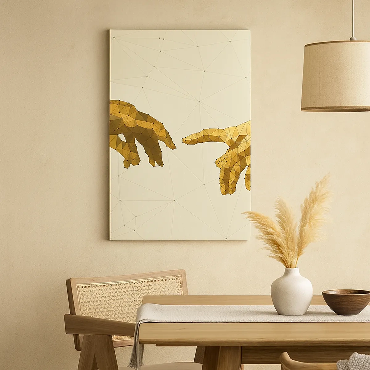 Schilderen op canvas - Goddelijke geometrie - 50x70 cm