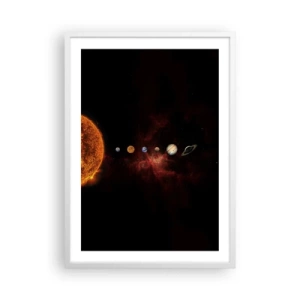 Poster in een witte lijst - Onze buurt - 50x70 cm