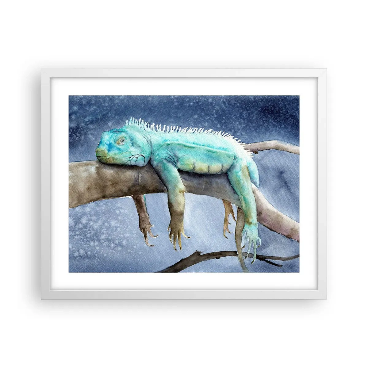 Poster in een witte lijst - Het is goed! - 50x40 cm