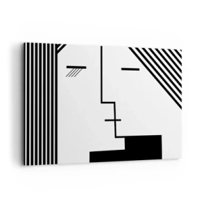 Schilderen op canvas - Alleen maar een kus - 120x80 cm