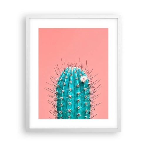 Poster in een witte lijst - Kijk gewoon - 40x50 cm