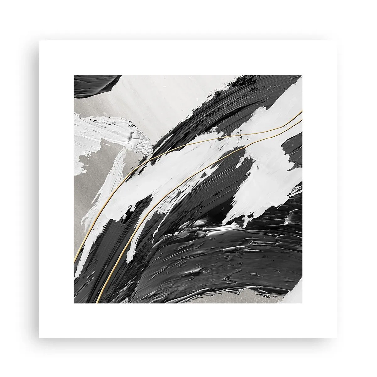 Poster - Abstractie op grote schaal - 30x30 cm