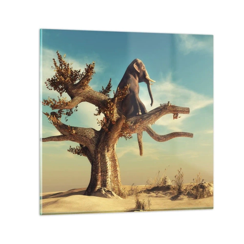 Schilderen op glas - Een nieuw gezichtspunt - 70x70 cm
