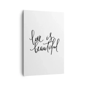 Schilderen op canvas - Lees en herhaal - 70x100 cm