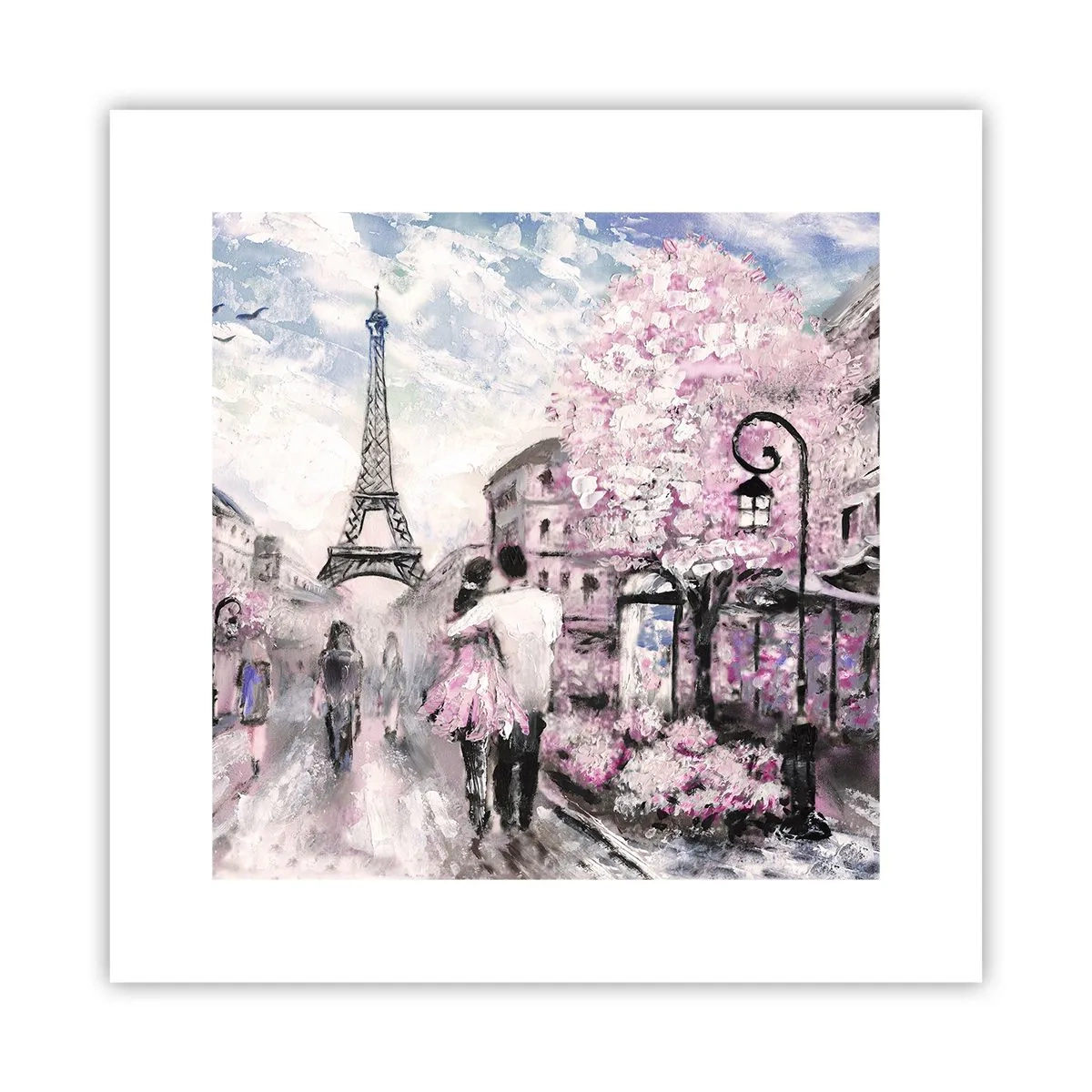 Poster - Hoe verliefd te worden is alleen in ... - 30x30 cm