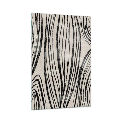 Schilderen op glas - Lijnoverstromingsvlakte - 70x100 cm