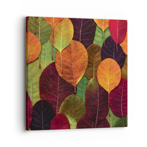 Schilderen op canvas - Herfst mozaïek - 30x30 cm