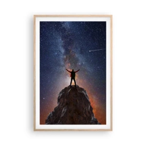 Een poster in een licht eiken lijst - De Kracht is bij mij! - 61x91 cm