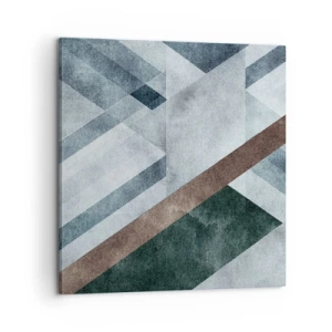 Schilderen op canvas - Verfijnde elegantie van geometrie - 60x60 cm