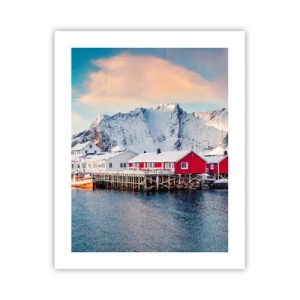 Poster - Noordelijke retraite - 40x50 cm