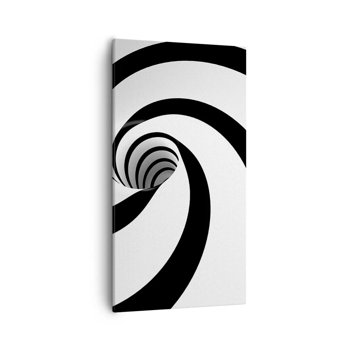 Schilderen op canvas - Toegeven aan de draaikolk? - 55x100 cm