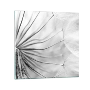 Schilderen op glas - Paardebloemen, vliegers - 30x30 cm