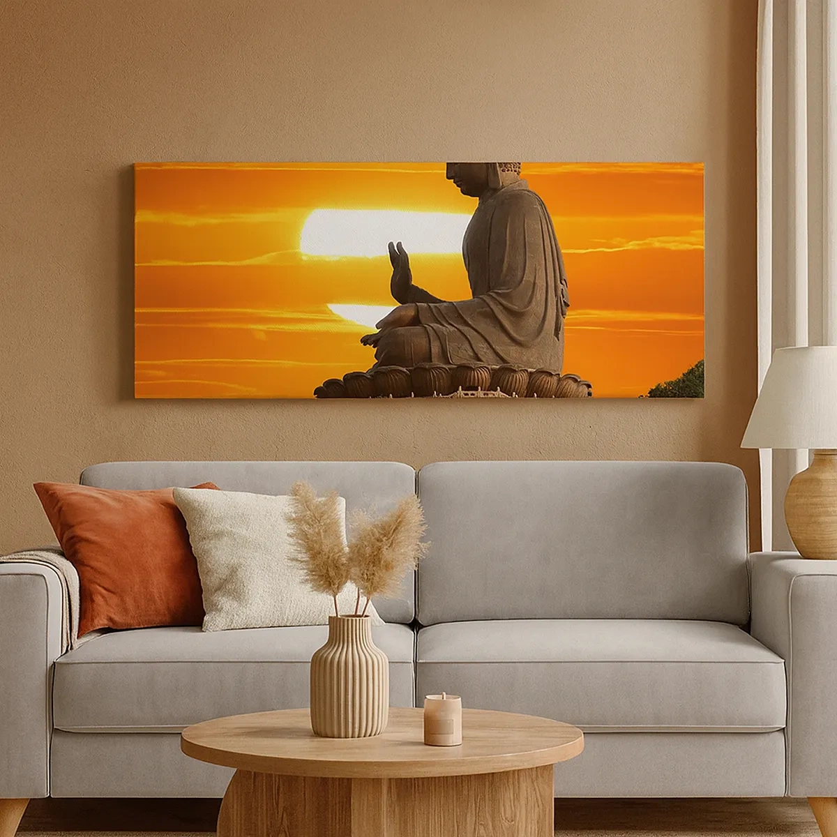 Schilderen op canvas - Geen angst voor de wereld - 30x30 cm