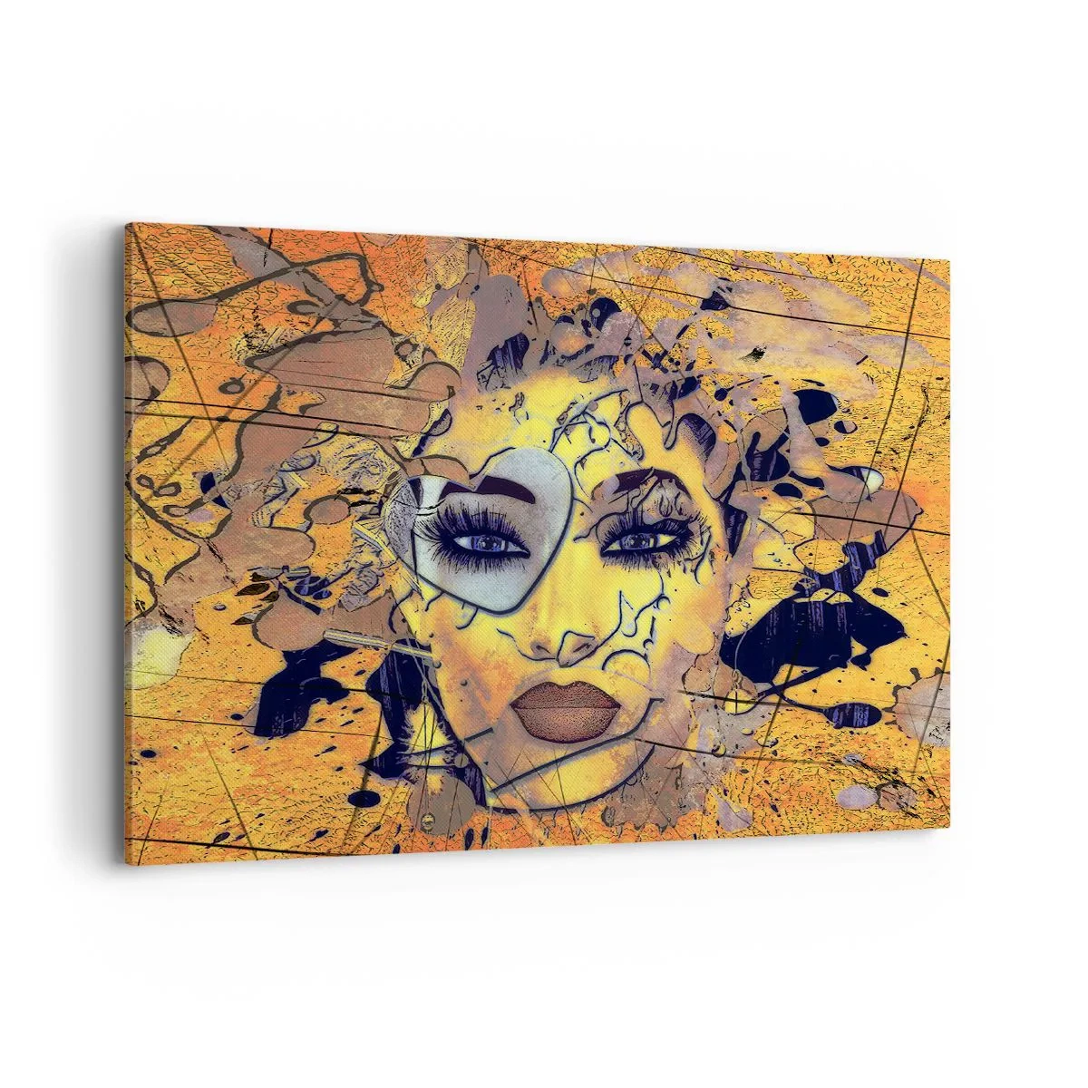 Schilderen op canvas - Zonnige schoonheid - 100x70 cm