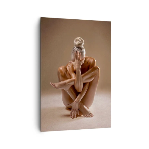 Schilderen op canvas - De eenheid van lichaam en geest - 70x100 cm