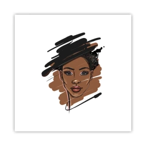 Poster - Zoet als chocolade - 30x30 cm